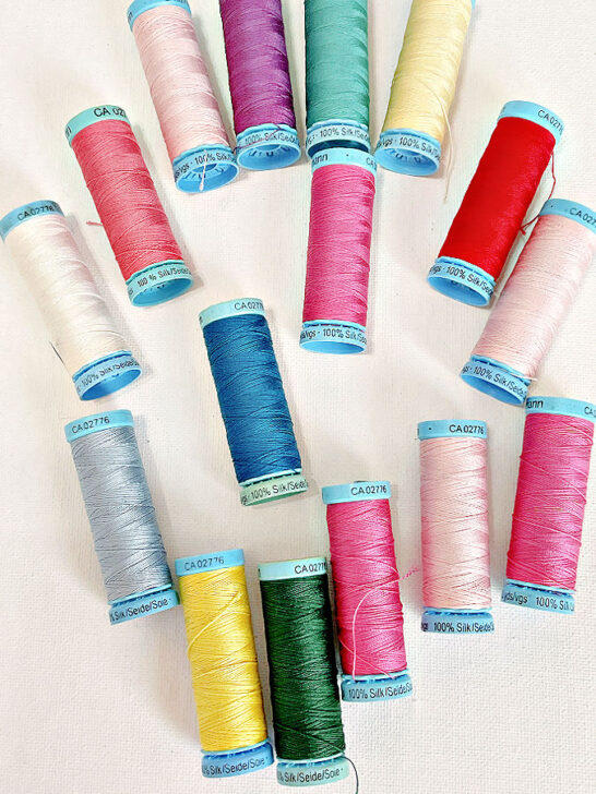 100% silk thread for sewing machine