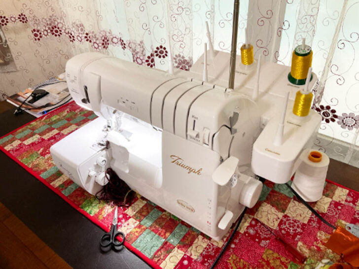 using metallic threads on my serger