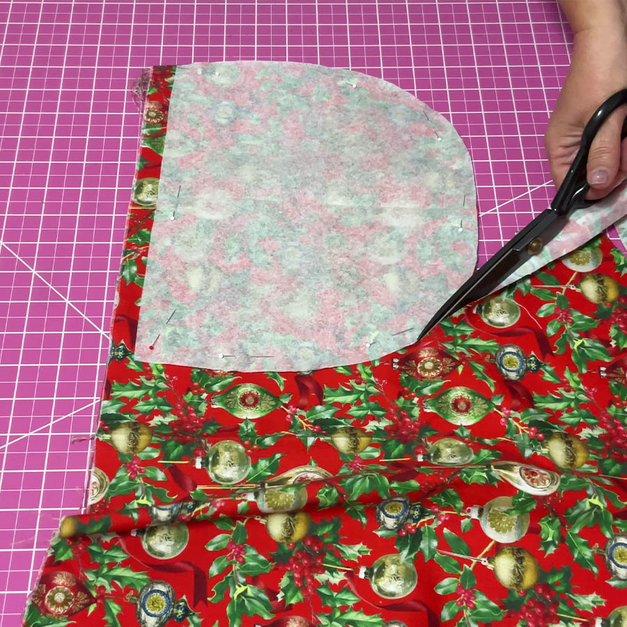 Select and Cut Fabric for pockets