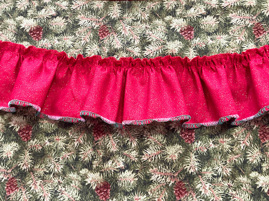 How To Sew A Ruffle Using Traditional Two-Row Gathering Technique