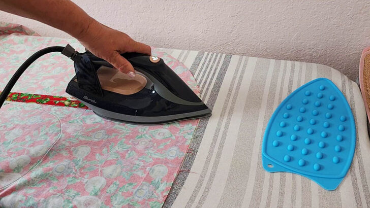 press them open with an iron