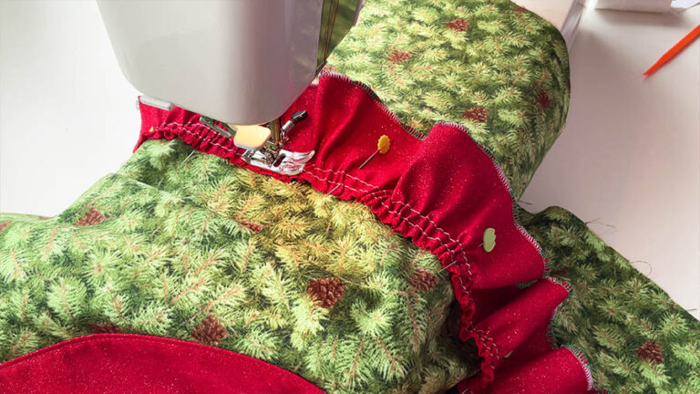 How To Sew A Ruffle Using Traditional Two-Row Gathering Technique