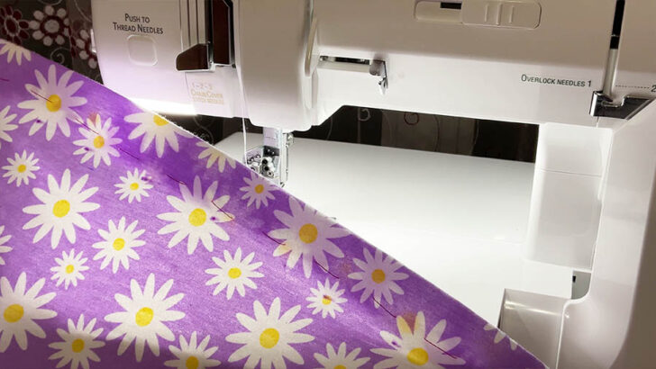  I can see the marks I made on the wrong side (with my disappearing ink pen) through the fabric