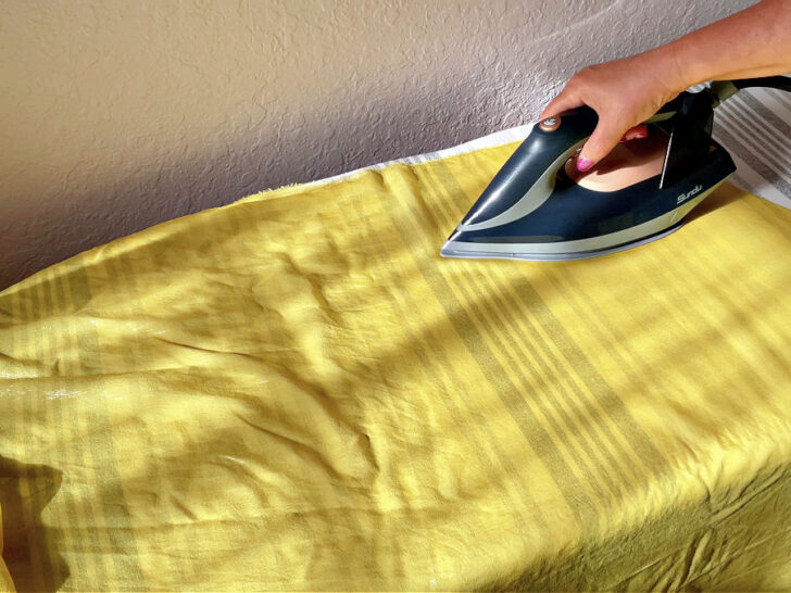 Ironing 100% silk chiffon with Sundu Pro iron