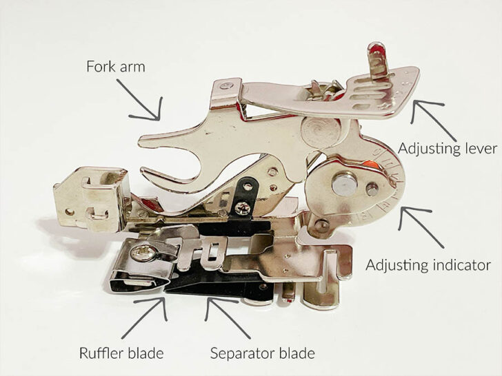 Parts Of A Ruffler Presser Foot