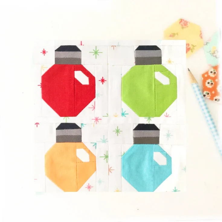 christmas lights quilt