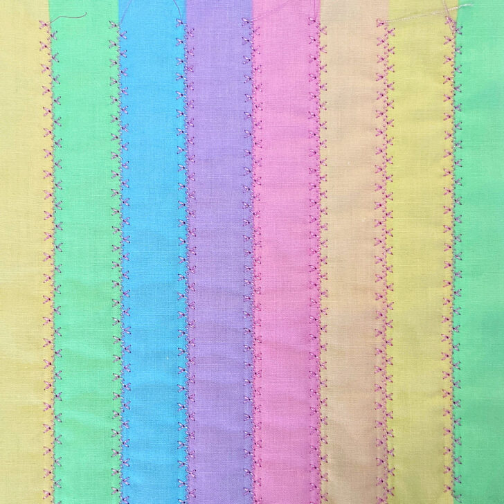 Using decorative stitches for machine quilting