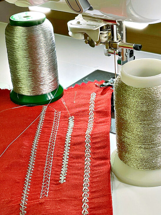 different decorative sewing machine stitches