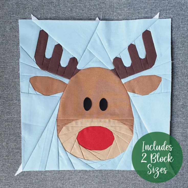 reindeer fpp quilt