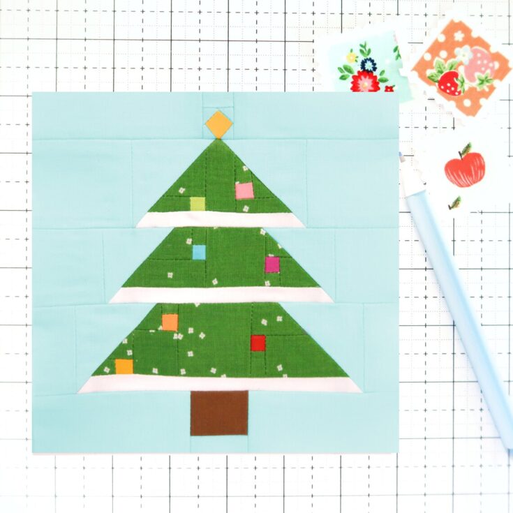 Christmas tree quilt