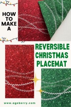 How to Make an Easy Reversible Christmas Placemat (1)