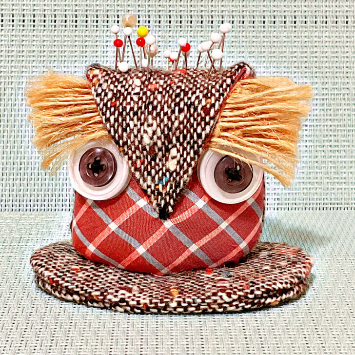 owl pincushion I made