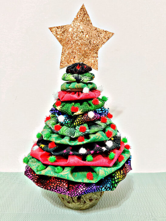 Yoyo Christmas tree I made
