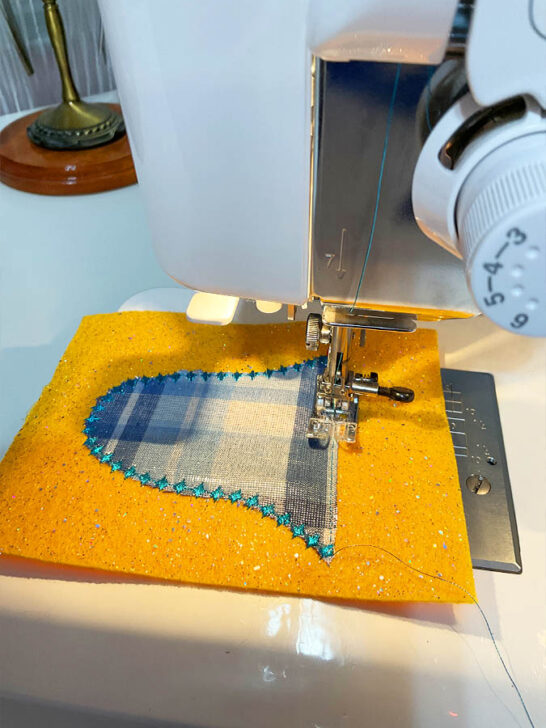 using decorative stitches