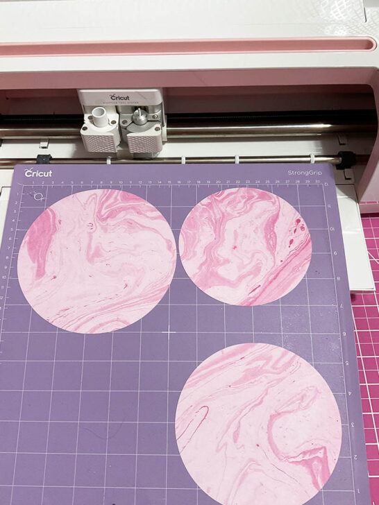 cutting circles using cutting machine