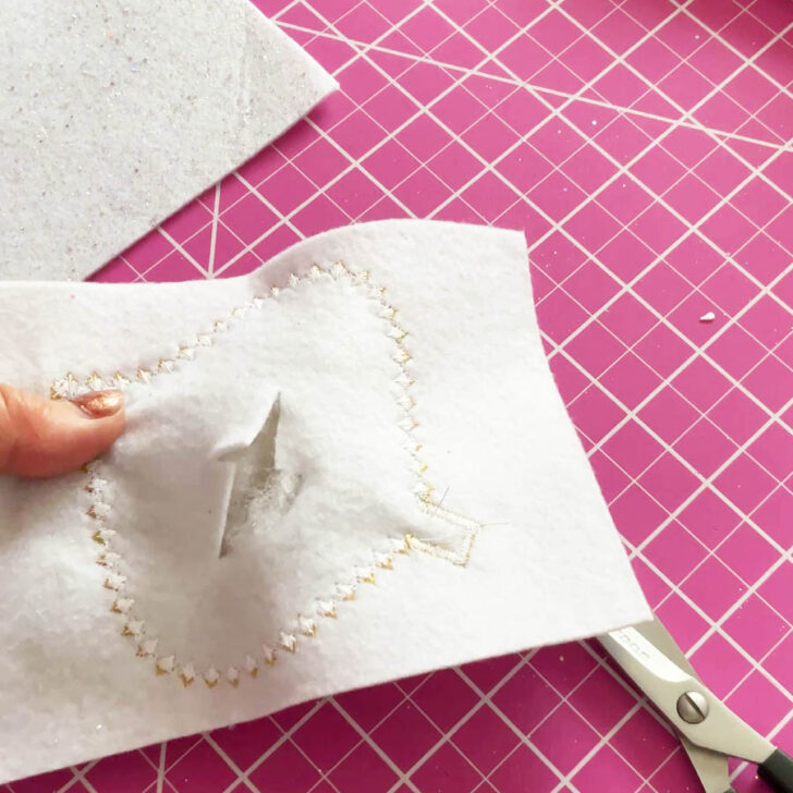 insert a small amount of polyester fiberfill