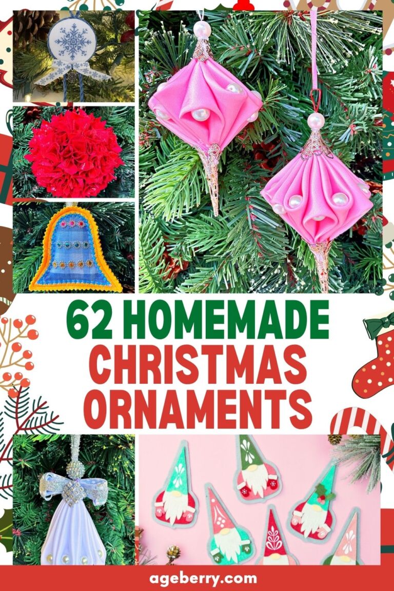 Christmas ornaments homemade - roundup of 62 tutorials