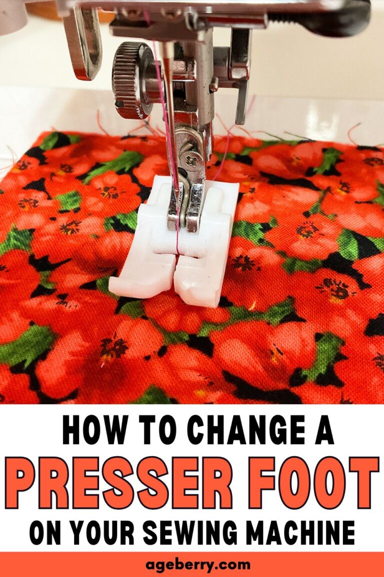 How to change a presser foot on sewing machine step-by-step tutorial