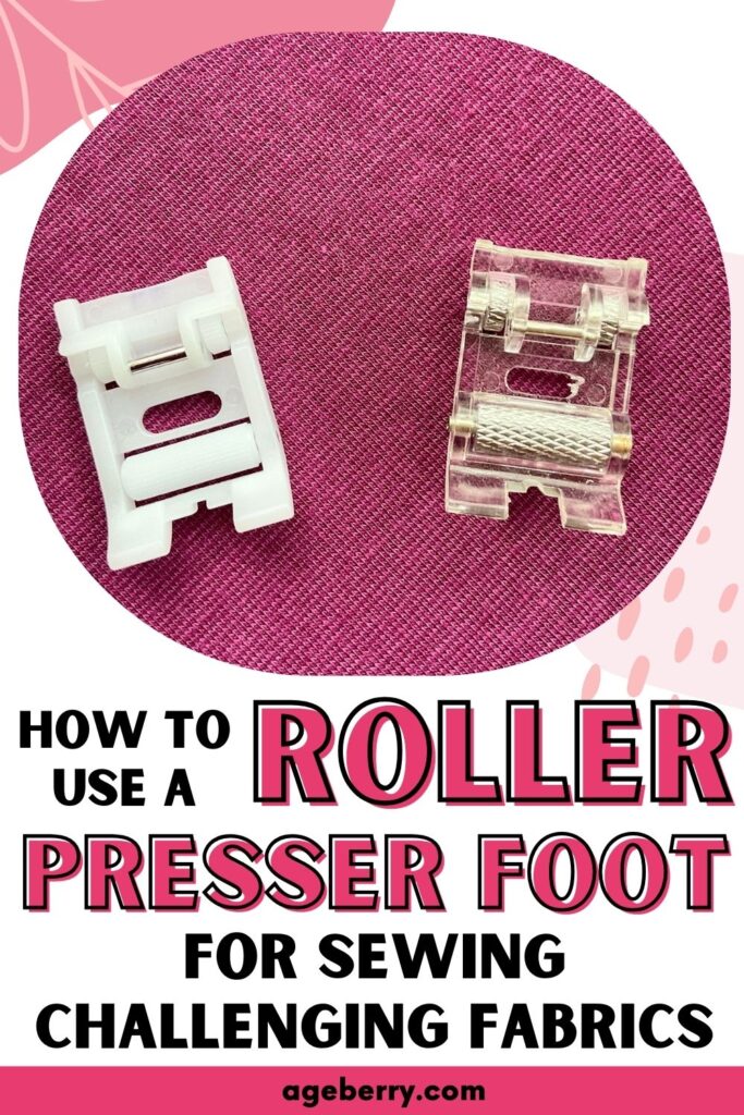How to Use a Roller Presser Foot sewing tutorial