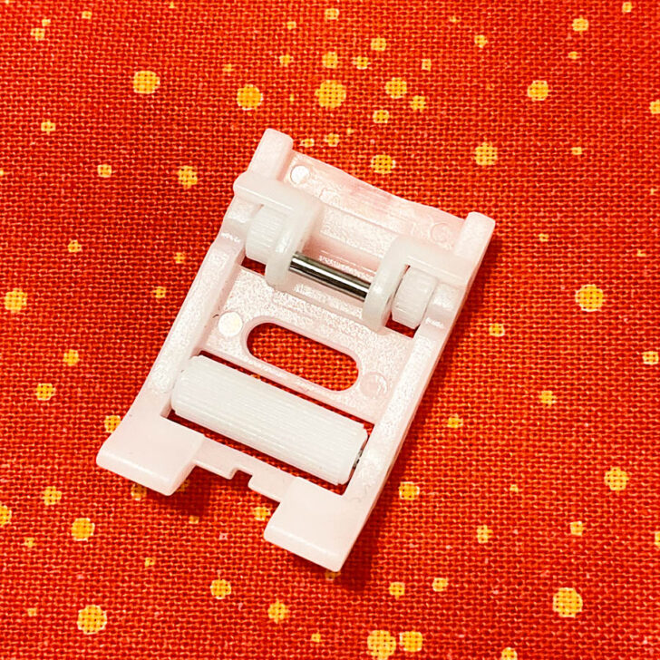 Teflon roller presser foot