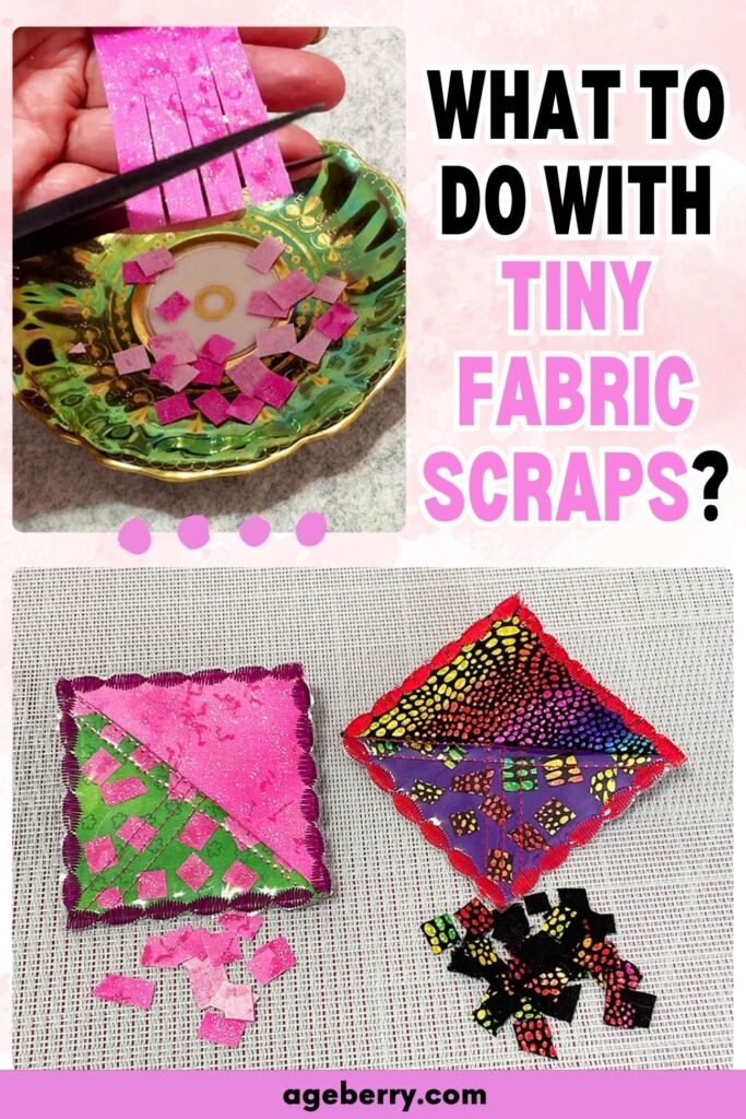 What to do with tiny fabric scraps sewing tutorial