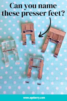 Sewing tutorial on how to use an open toe presser foot (Sewing machine feet guide)