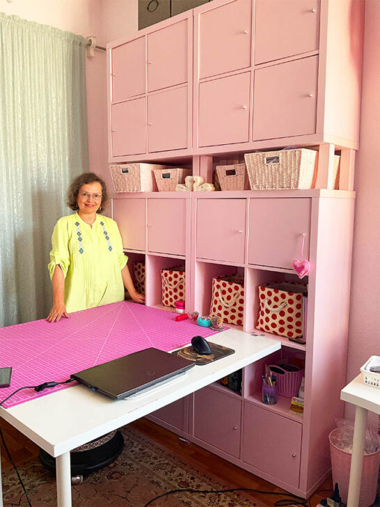 2x4 pink kallax unit