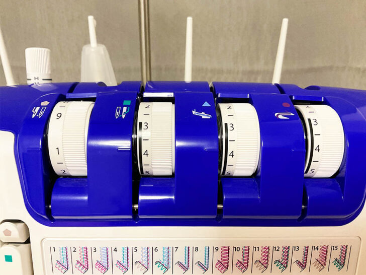 Juki serger Tension Settings