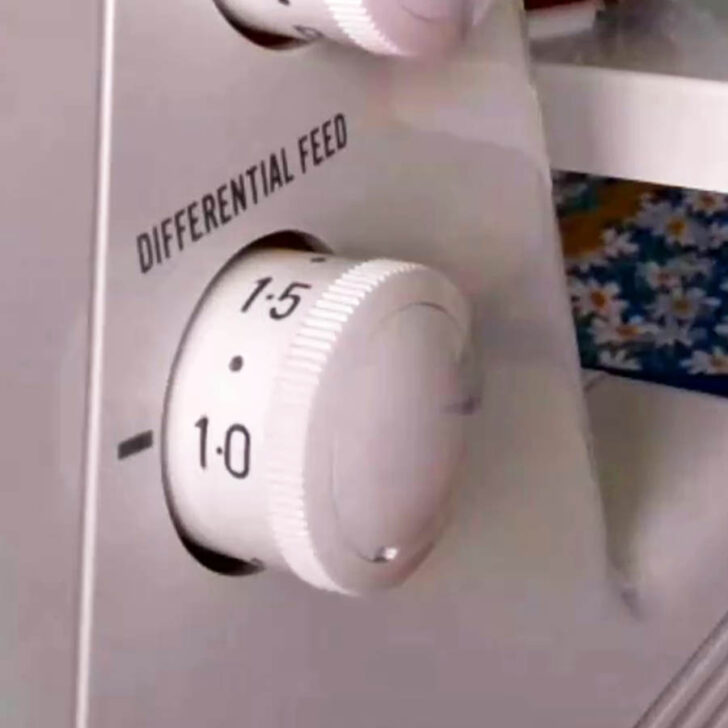 differential feed on my serger