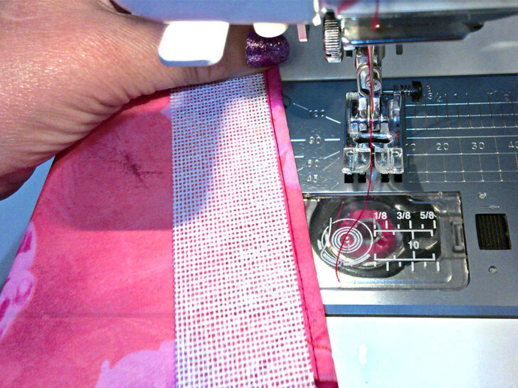 hemming chiffon fabric