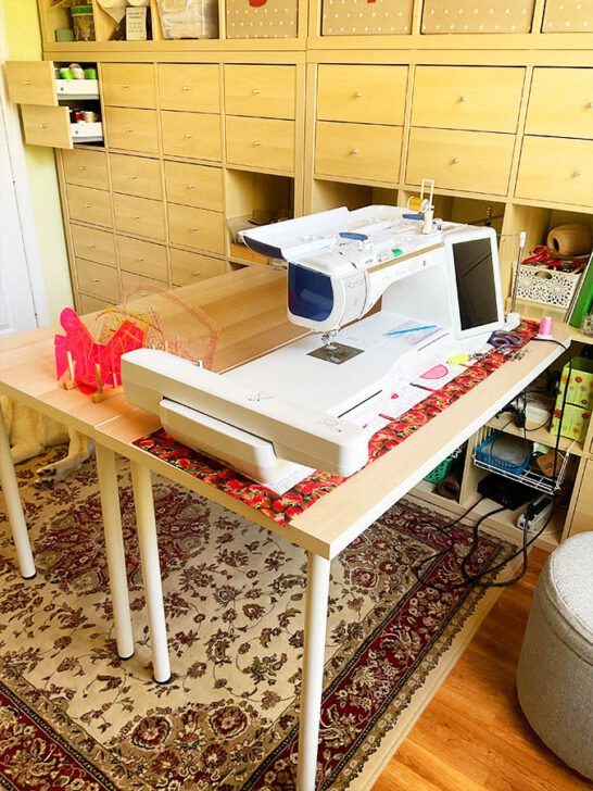 ikea table sturdy enough to hold my heavy sewing machine