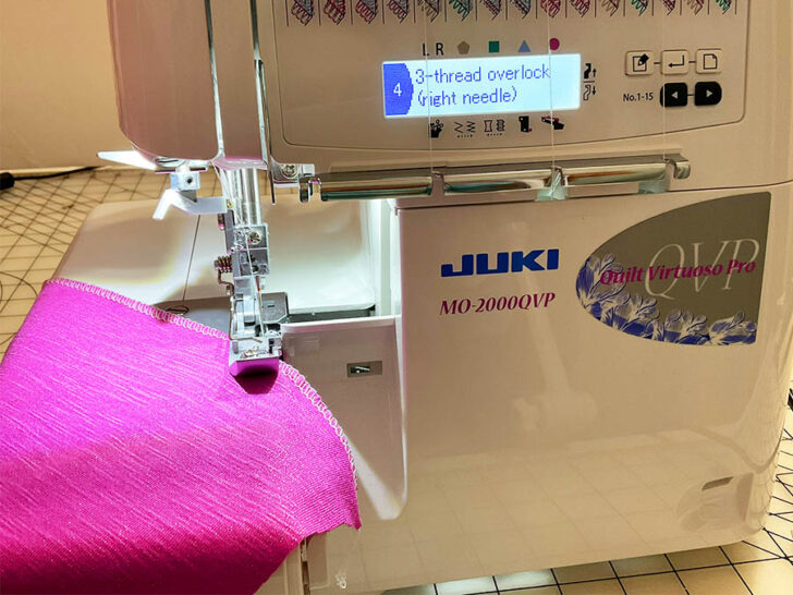 sewing knits and stretchy materials using my serger