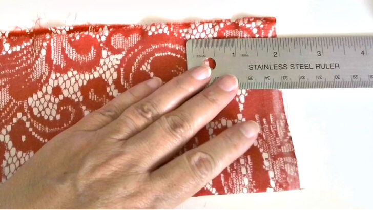 leave 2 inches not sewn