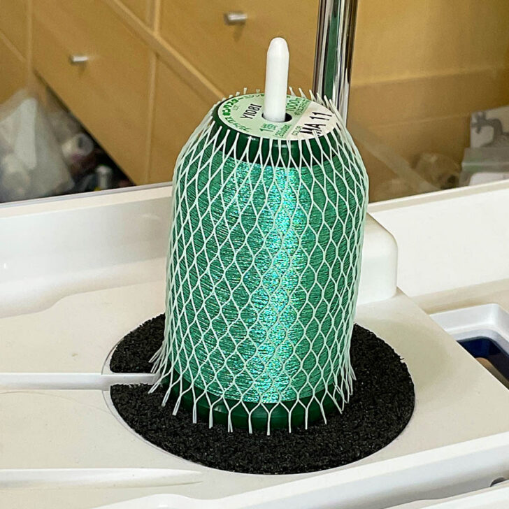 using net threads for sewing