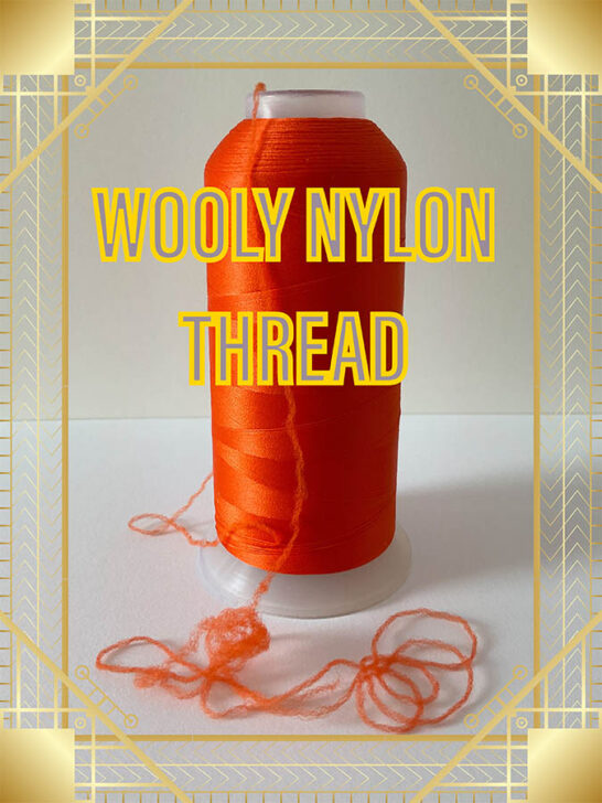 wooly nylon thread