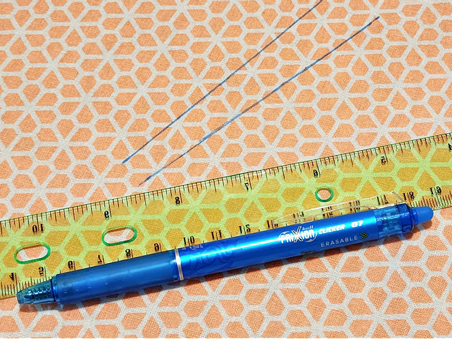 frixion clicker 0.7mm erasable pen blue suitable for marking fabrics