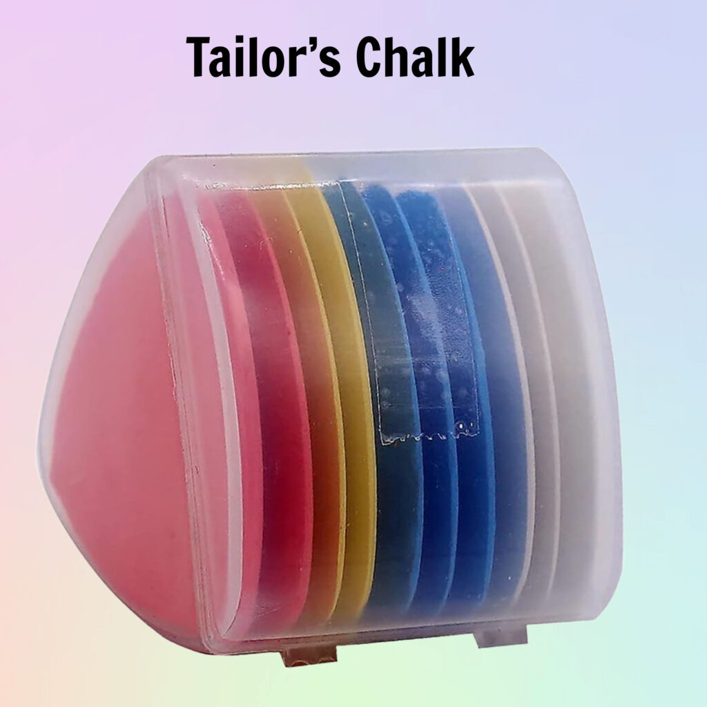 A box of triangular shaped chalk markers of different colors