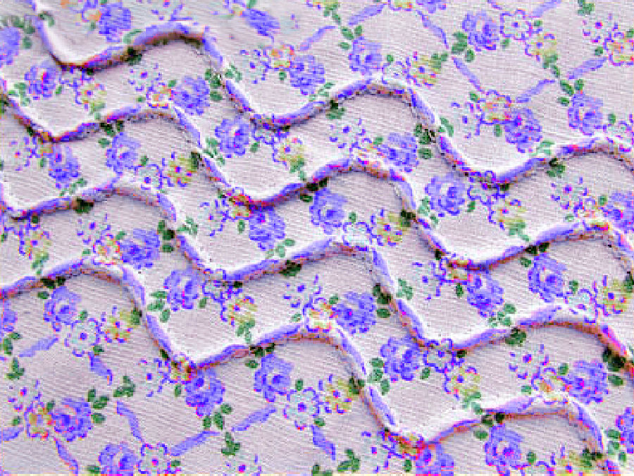 Using tunneling effect with twin needle