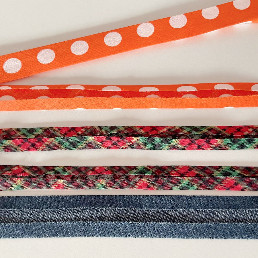 binding tape using single fold double fold and french fold