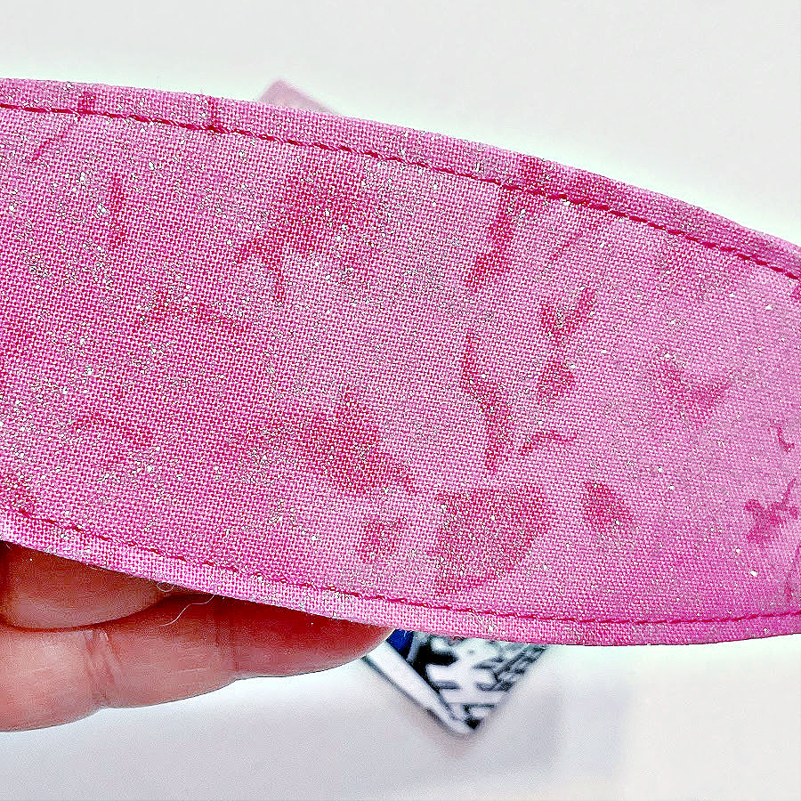 close up detail of a cord keeper showing the final topstitching
