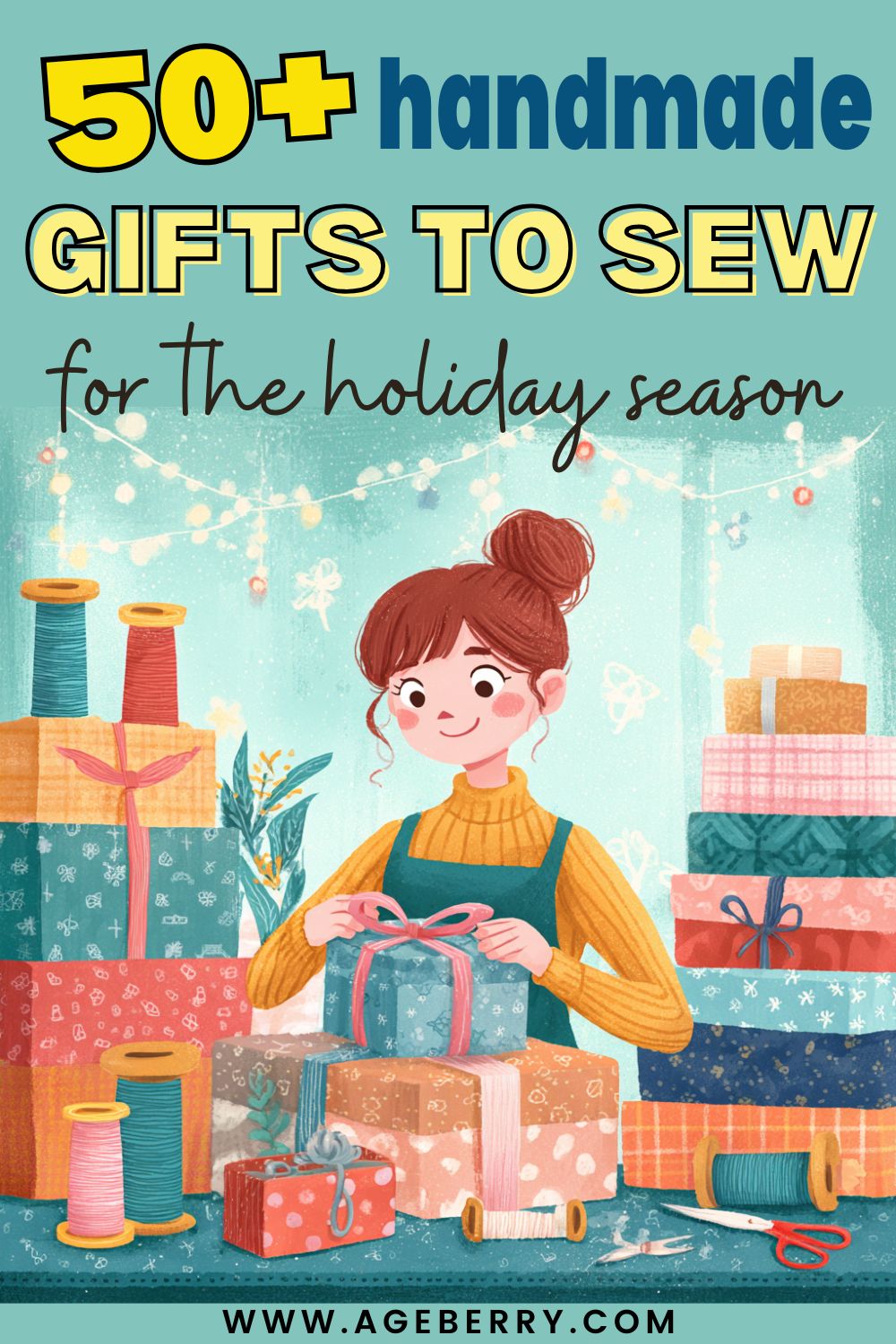 Learn how to make 50+ handmade gifts to sew for the holiday season. Find free sewing patterns, creative DIY gift ideas, and fabric projects like pouches, coasters, and aprons — all beginner-friendly and perfect for Christmas giving.