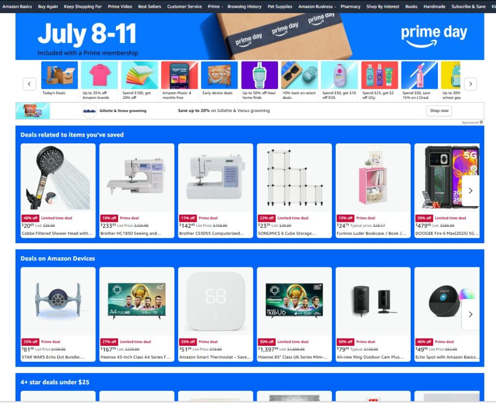 Early deal for prime day on Amazon