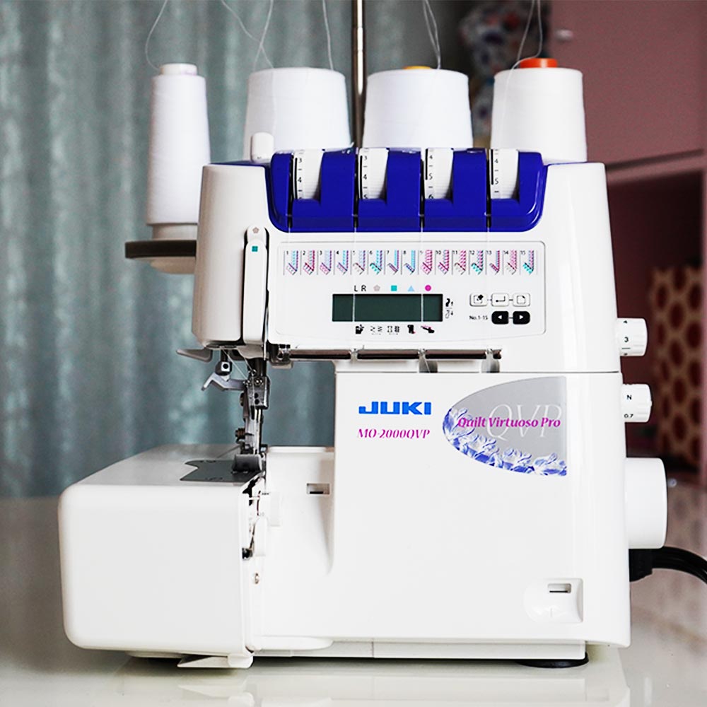 Juki MO-2000QVP Quilt Virtuoso Pro self threading serger