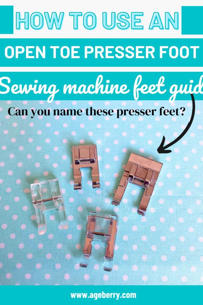 Presser Foot Guide How To Use An Open Toe Presser Foot