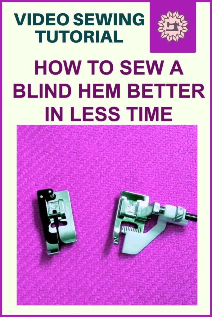 How to use a blind hem foot