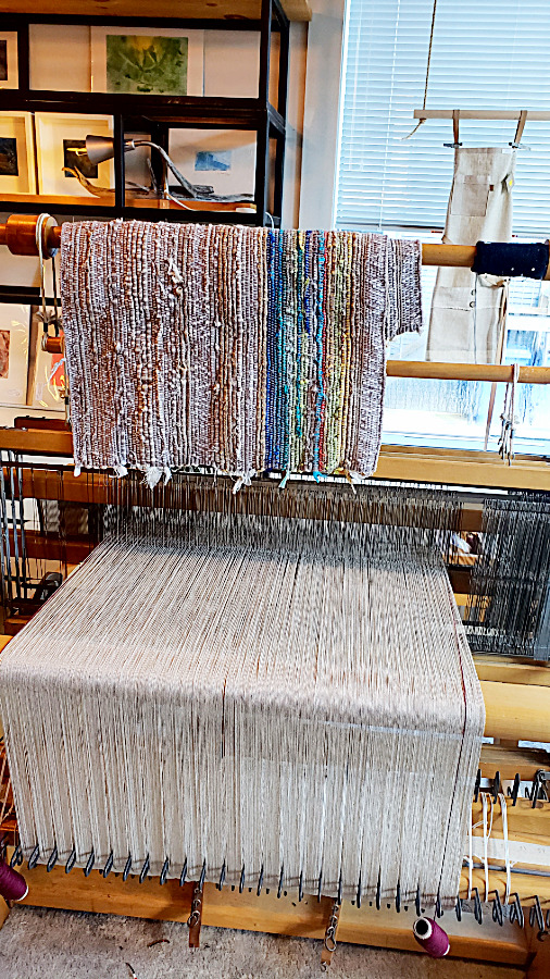 weaving machine in an artisanal shop