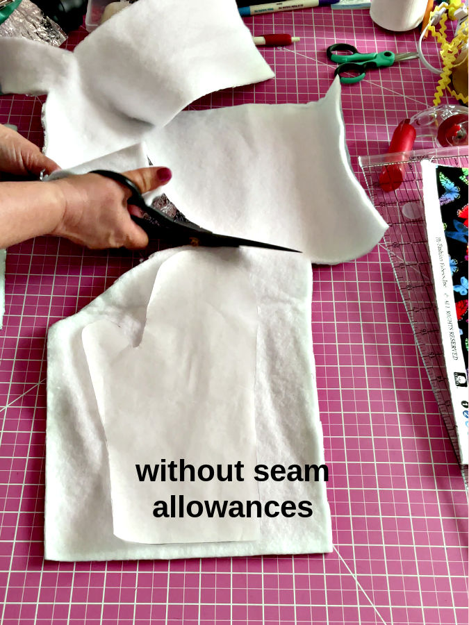 Cutting of the thermal batting