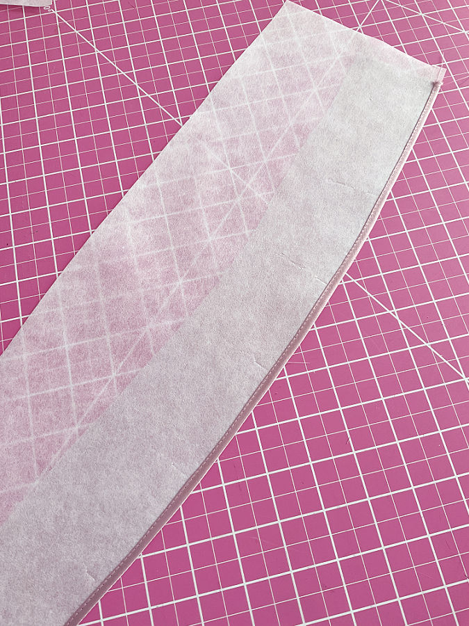 the hem looks even even before removing the stabilizer