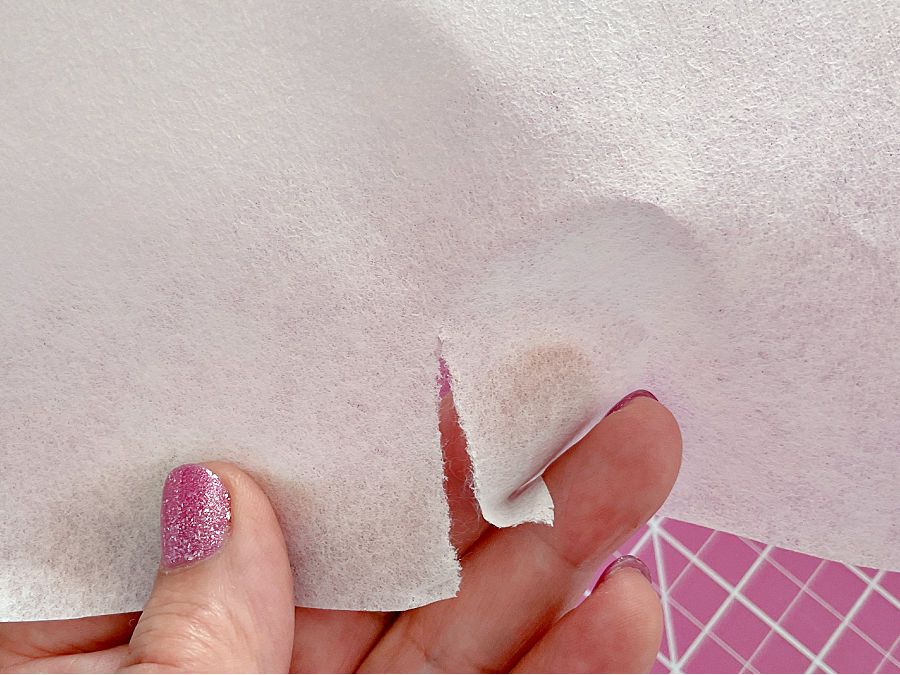 the stabilizer 1 tears with a less of a jagged edge and less fuzz than stabilizer 2
