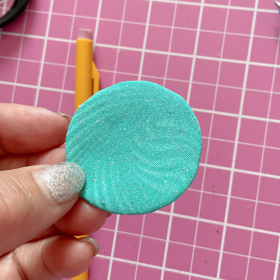 the center circle shown from the front
